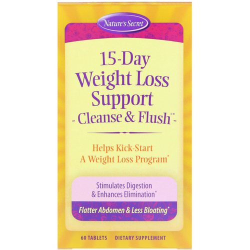 Nature's Secret, 15-Day Weight Loss Support, Cleanse & Flush, 60 Tablets Review