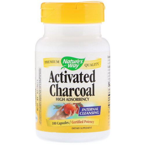 Nature's Way, Activated Charcoal, 100 Capsules Review
