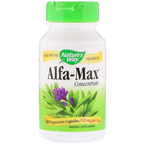 Nature's Way, Alfa-Max, Concentrate, 525 mg, 100 Vegetarian Capsules Review