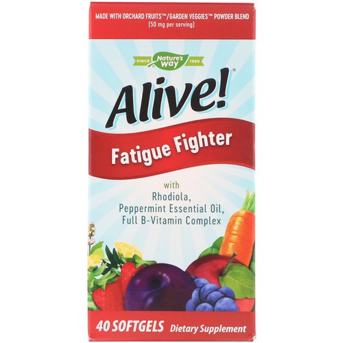 Nature's Way, Alive! Fatigue Fighter, 40 Softgels Review
