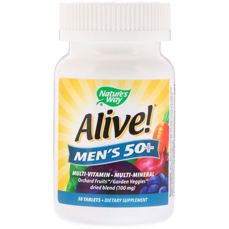 Nature's Way Men's Multivitamins Multivitamins - 男人的多種維生素, 男人的健康, 補充