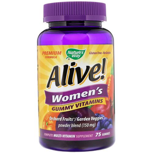 Nature's Way, Alive! Women's Vitamins, 75 Gummies Review