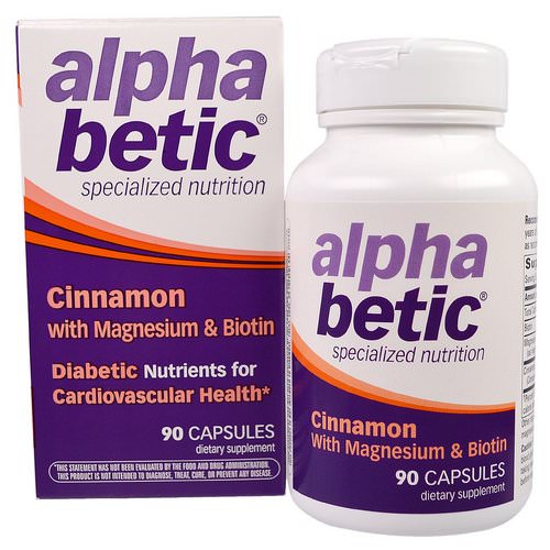 Nature's Way, Alpha Betic, Cinnamon with Magnesium & Biotin, 90 Capsules Review
