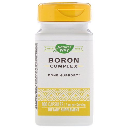 Nature's Way, Boron Complex, 3 mg, 100 Capsules Review