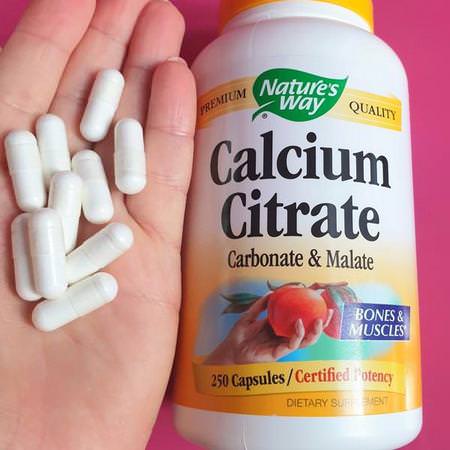 Nature's Way Calcium Citrate - 檸檬酸鈣, 鈣, 礦物質, 補品