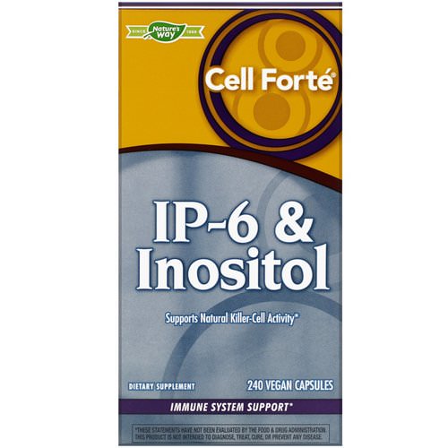 Nature's Way, Cell Forte, IP-6 & Inositol, 240 Vegan Capsules Review