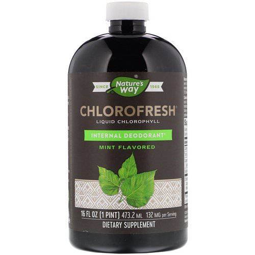 Nature's Way, Chlorofresh, Liquid Chlorophyll, Mint Flavored, 16 fl oz (473.2 ml) Review