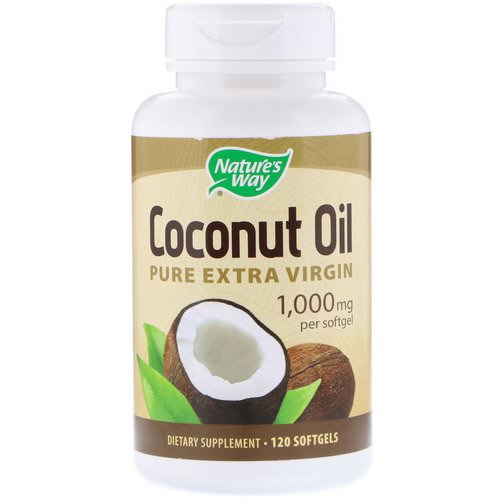 Nature's Way, Coconut Oil, Pure Extra Virgin, 1,000 mg, 120 Softgels Review