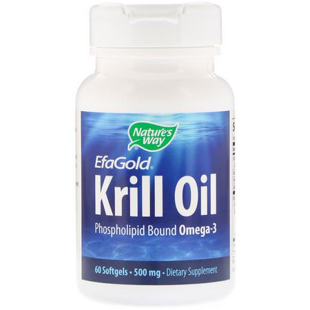 Nature's Way Krill Oil - 磷蝦油, 歐米茄EPA DHA, 魚油, 補品