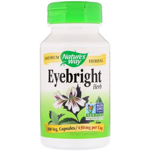 Nature's Way, Eyebright Herb, 430 mg, 100 Veg. Capsules Review