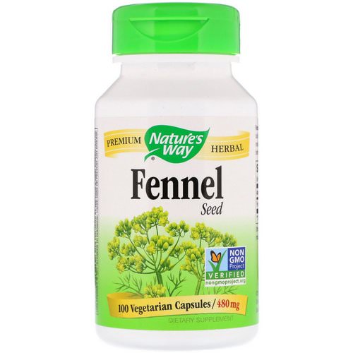 Nature's Way, Fennel Seed, 480 mg, 100 Vegetarian Capsules Review