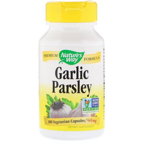 Nature's Way, Garlic & Parsley, 545 mg, 100 Vegetarian Capsules Review