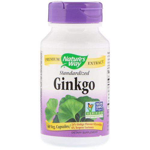 Nature's Way, Ginkgo, Standardized, 60 Veg. Capsules Review