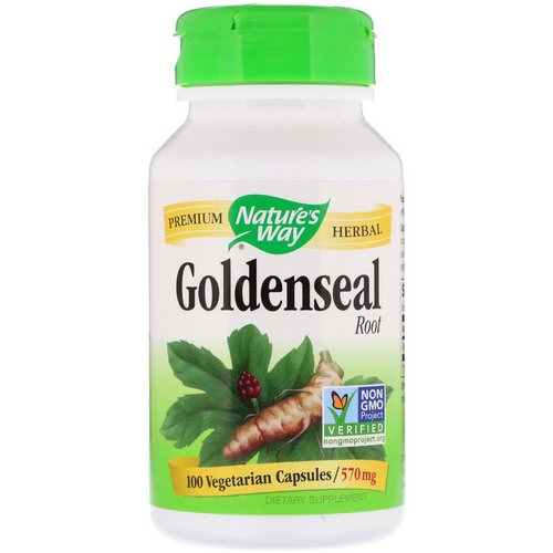 Nature's Way, Goldenseal Root, 570 mg, 100 Vegetarian Capsules Review