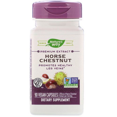 Nature's Way, Horse Chestnut, 250 mg, 90 Vegan Capsules Review