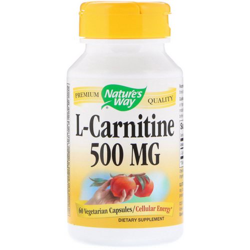 Nature's Way, L-Carnitine, 500 mg, 60 Vegetarian Capsules Review