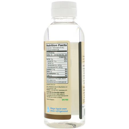 椰子油, 椰子補品: Nature's Way, Liquid Coconut Premium Oil, 10 fl oz (300 ml)