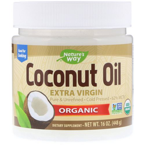 Nature's Way, Organic Coconut Oil, Extra Virgin, 16 oz (448 g) Review