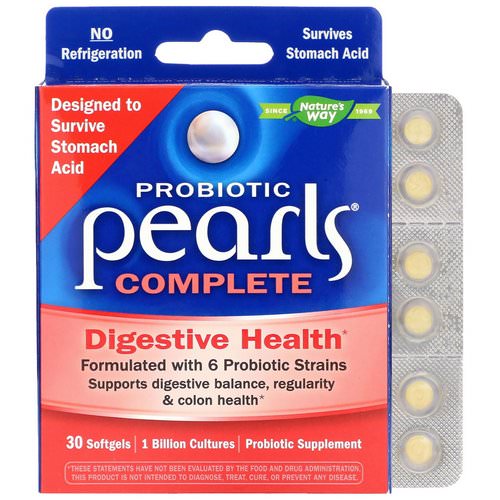 Nature's Way, Probiotic Pearls Complete, Digestive Health, 30 Softgels Review