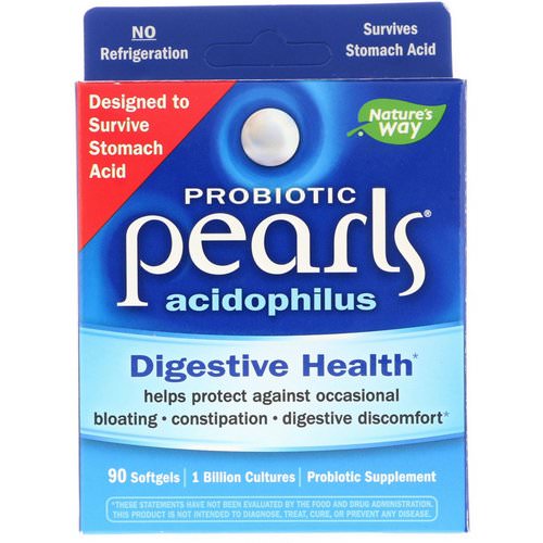 Nature's Way, Probiotic Pearls Acidophilus, 90 Softgels Review