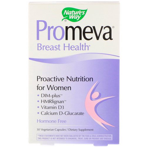 Nature's Way, Promeva, Breast Health, 30 Vegetarian Capsules Review