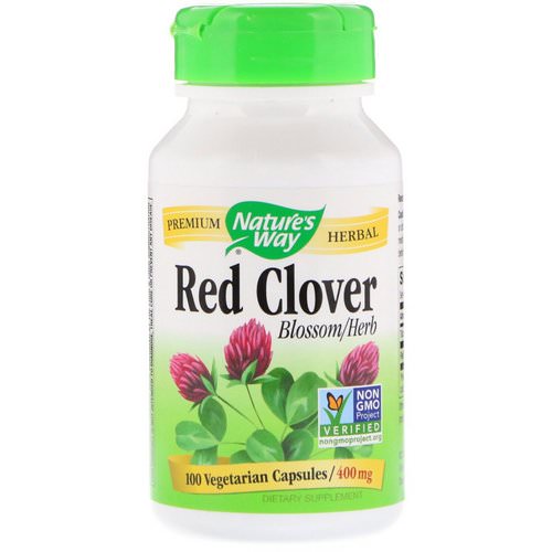 Nature's Way, Red Clover, Blossom/Herb, 400 mg, 100 Vegetarian Capsules Review