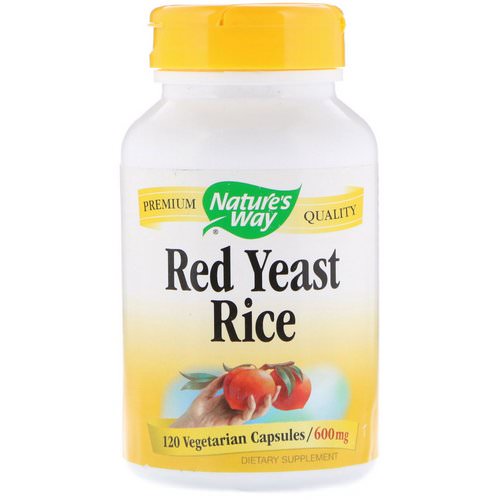 Nature's Way, Red Yeast Rice, 600 mg, 120 Vegetarian Capsules Review