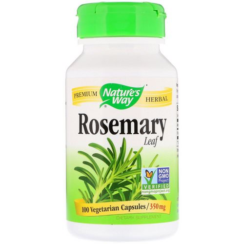 Nature's Way, Rosemary Leaf, 350 mg, 100 Vegetarian Capsules Review