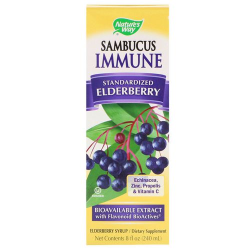 Nature's Way, Sambucus Immune, Elderberry, Standardized, 8 fl oz (240 ml) Review