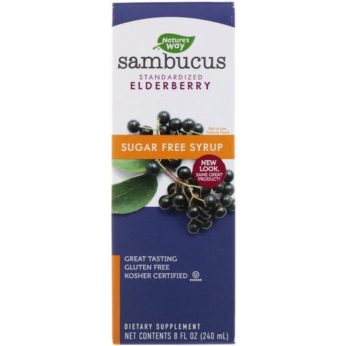Nature's Way, Sambucus, Standardized Elderberry, Sugar-Free Syrup, 8 fl oz (240 ml) Review