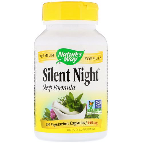 Nature's Way, Silent Night Sleep Formula, 440 mg, 100 Vegetarian Capsules Review