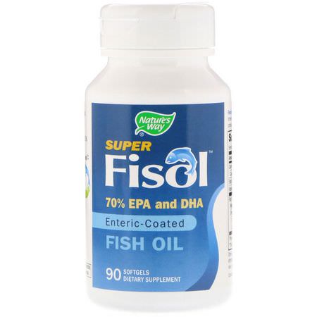 Nature's Way Omega-3 Fish Oil - Omega-3魚油, Omegas EPA DHA, 魚油, 補品
