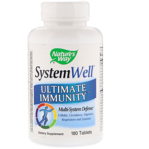 Nature's Way, System Well, Ultimate Immunity, 180 Tablets Review