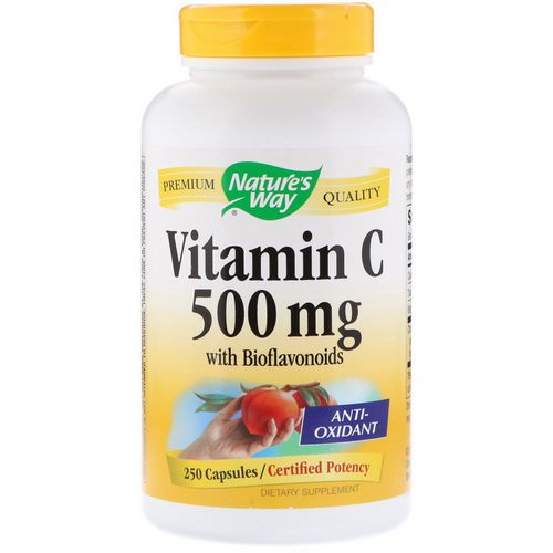 Nature's Way, Vitamin C with Bioflavonoids, 500 mg, 250 Capsules Review