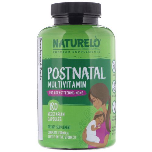 NATURELO, Postnatal Multivitamin for Breastfeeding Moms, 180 Vegetarian Capsules Review