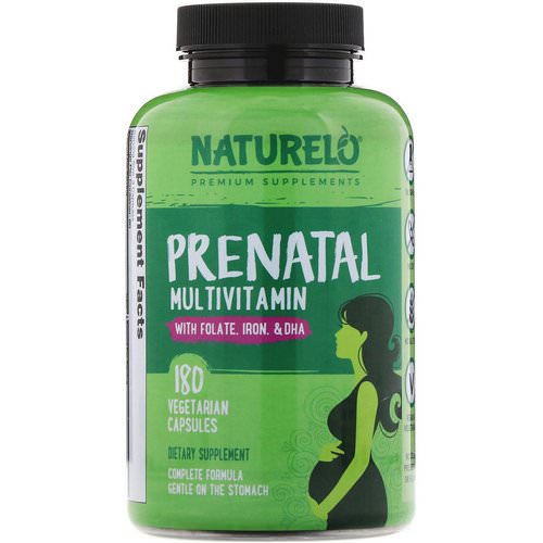 NATURELO, Prenatal Multivitamin, 180 Vegetarian Capsules Review
