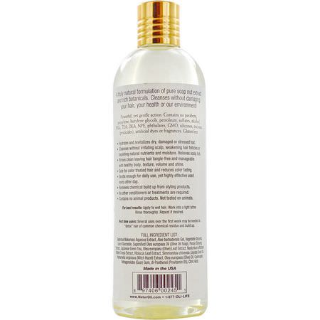 洗髮, 護髮: NaturOli, Extreme Soap Nut Shampoo, Normal to Dry Hair, 16 oz (474 ml)