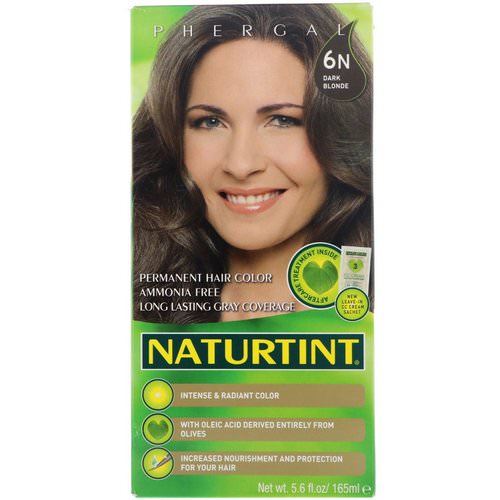 Naturtint, Permanent Hair Color, 6N Dark Blonde, 5.6 fl oz (165 ml) Review