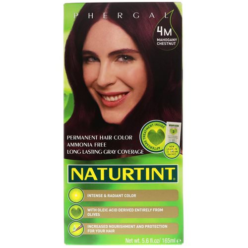 Naturtint, Permanent Hair Colorant, 4M Mahogany Chestnut, 5.6 fl oz (165 ml) Review