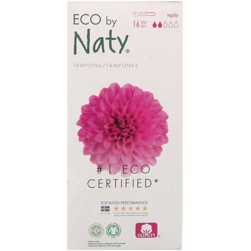 Naty, Tampons with Applicator, Regular, 16 Eco Pieces Review