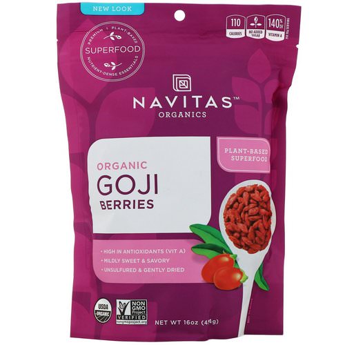 Navitas Organics, Organic Goji Berries, 16 oz (454 g) Review