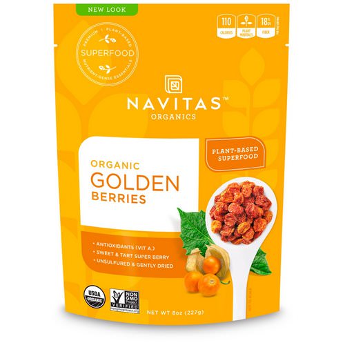 Navitas Organics, Organic Golden Berries, 8 oz (227 g) Review