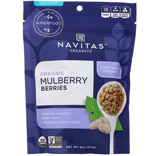 Navitas Organics, Organic Mulberry Berries, 8 oz (227 g) Review