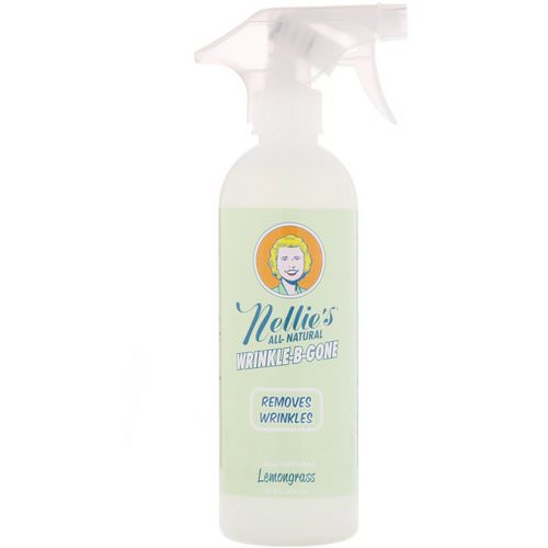 Nellie's, All-Natural, Wrinkle-B-Gone, Removes Wrinkles, Lemongrass, 16 fl oz (474 ml) Review