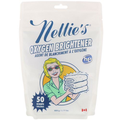 Nellie's, Oxygen Brightener, 50 Scoops, 1.77 lbs (800 g) Review