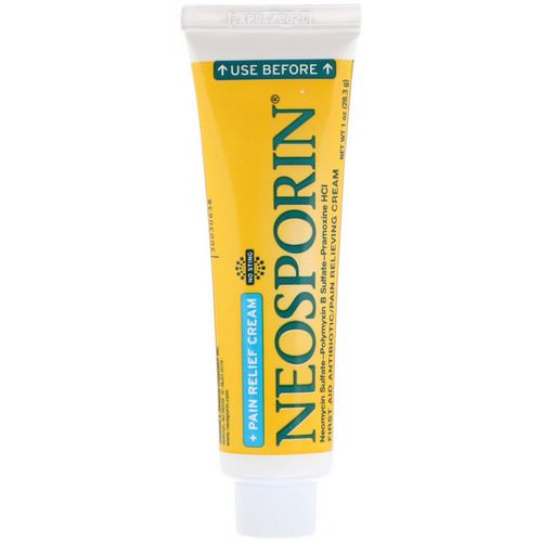 Neosporin, Dual Action Cream, Pain Relief Cream, 1 oz (28.3 g) Review