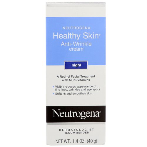 Neutrogena, Healthy Skin, Anti-Wrinkle Cream, Night, 1.4 oz (40 g) Review
