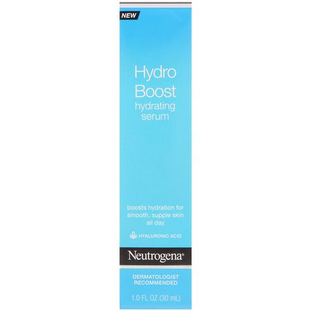 保濕, 血清: Neutrogena, Hydra Boost, Hydrating Serum, 1.0 fl oz (30 ml)