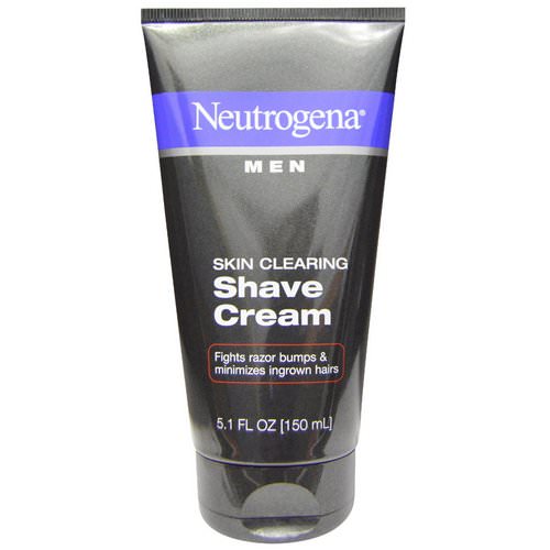 Neutrogena, Men, Skin Clearing Shave Cream, 5.1 fl oz (150 ml) Review