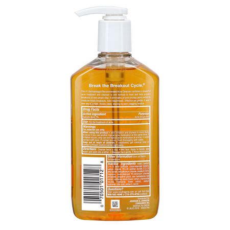 水楊酸, 清潔劑: Neutrogena, Oil-Free Acne Wash, 9.1 fl oz (269 ml)